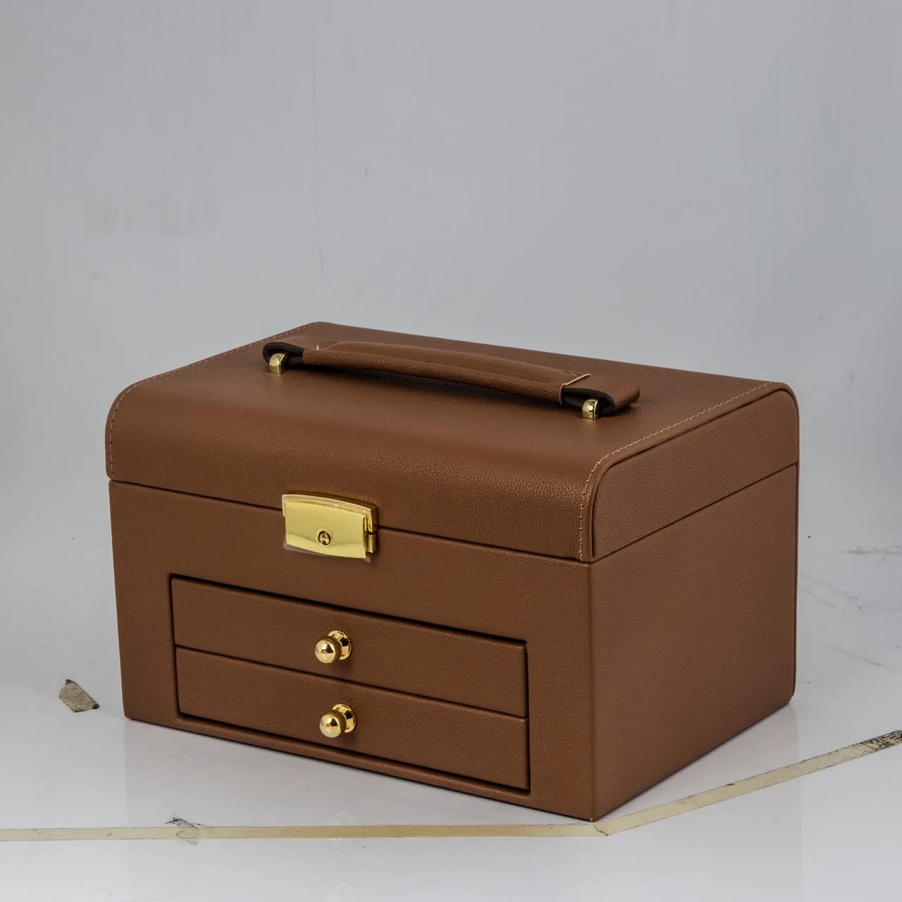 Brown Jewelry Box — product photograph