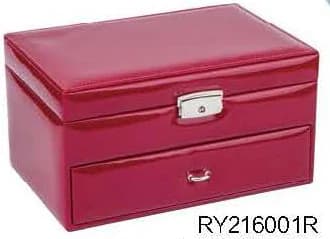 Burgundy Jewelry Box — product photograph