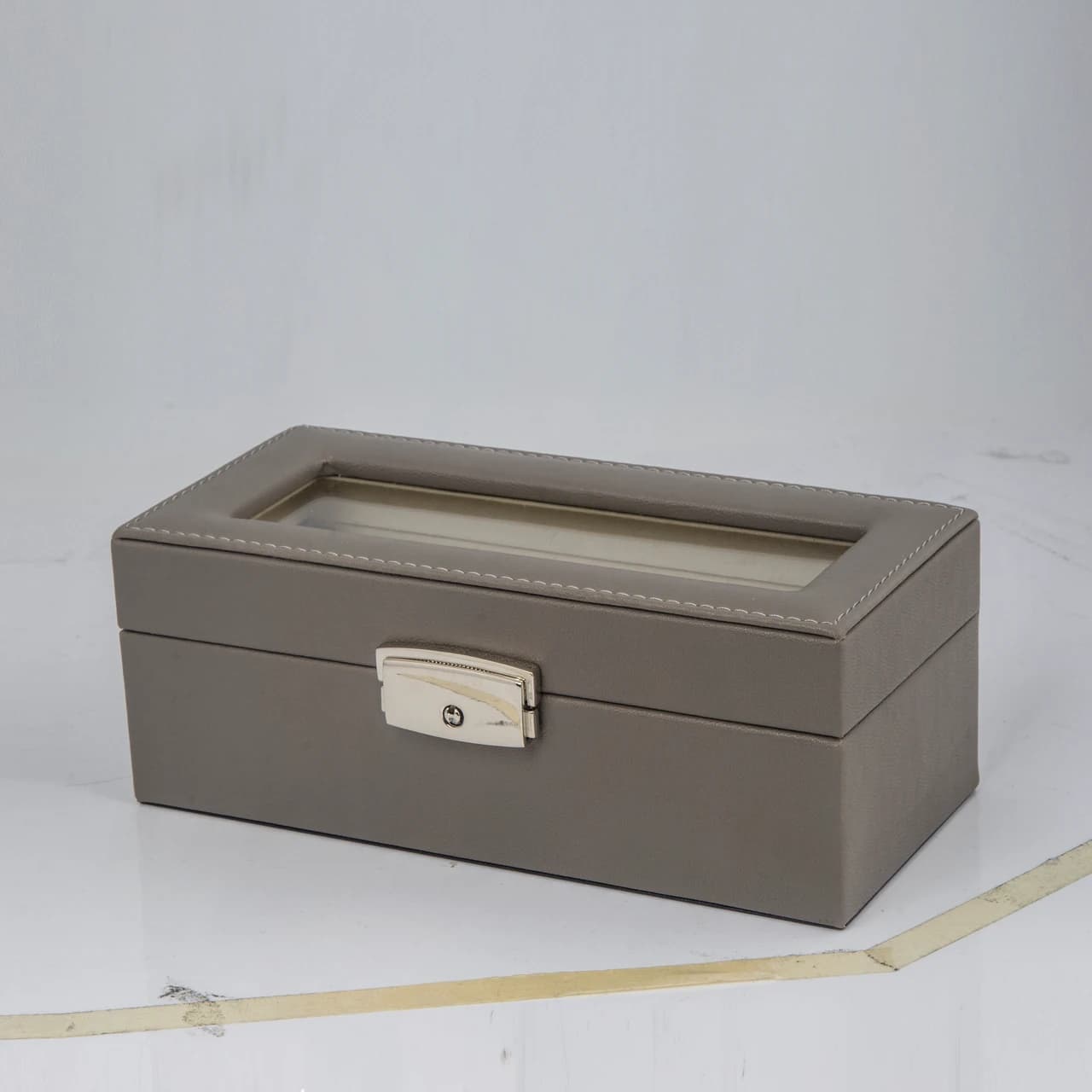 Gray Watch Box — product photograph