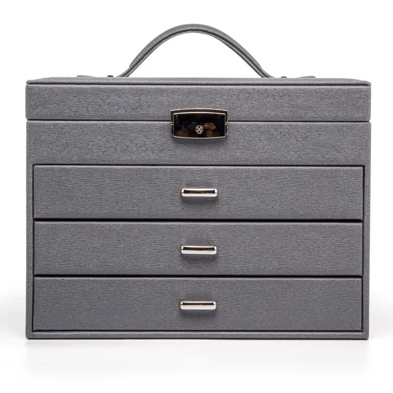 Gray Jewelry Box RY161208 — product photograph