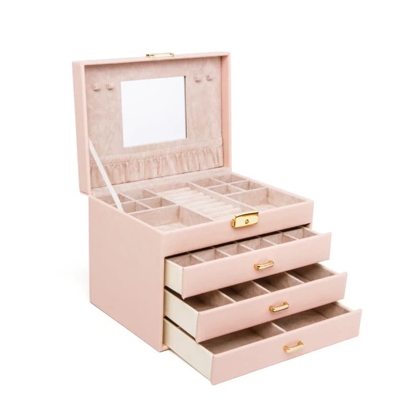 Pink Jewelry Box RY161208 — product photograph