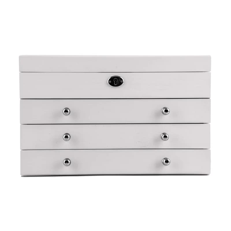 White Jewelry Box RY2004WH — product photograph