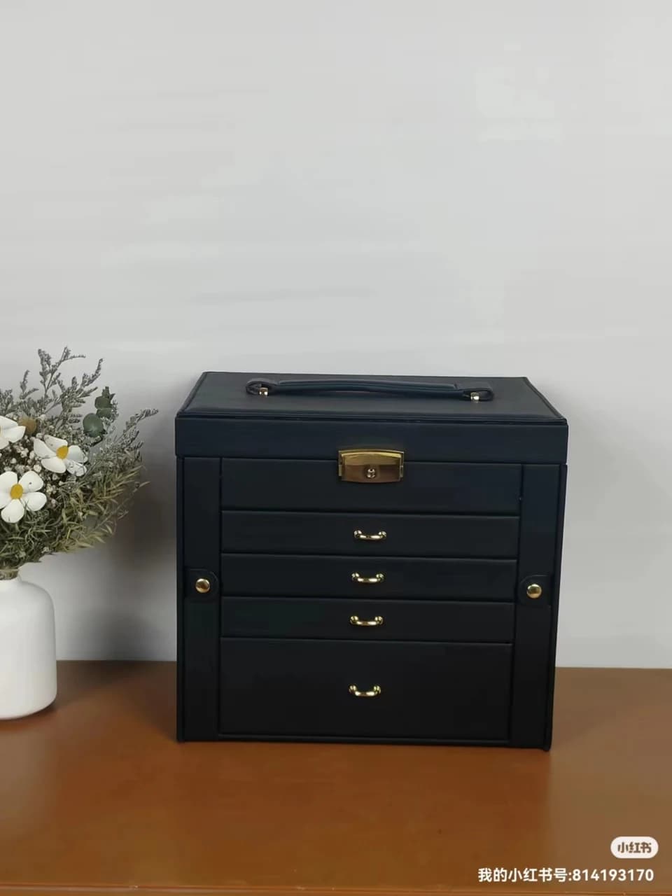 Black Jewelry Box RY200509 — product photograph