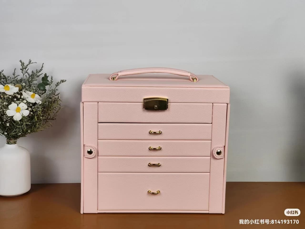 Pink Jewelry Box RY200509 — product photograph