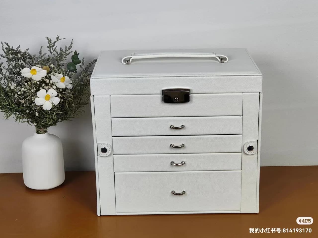 White Jewelry Box RY200509 — product photograph