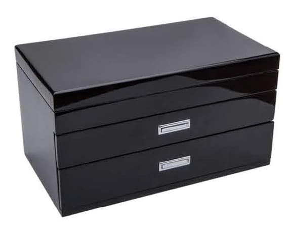 Black Jewelry Box RY20115BK — product photograph