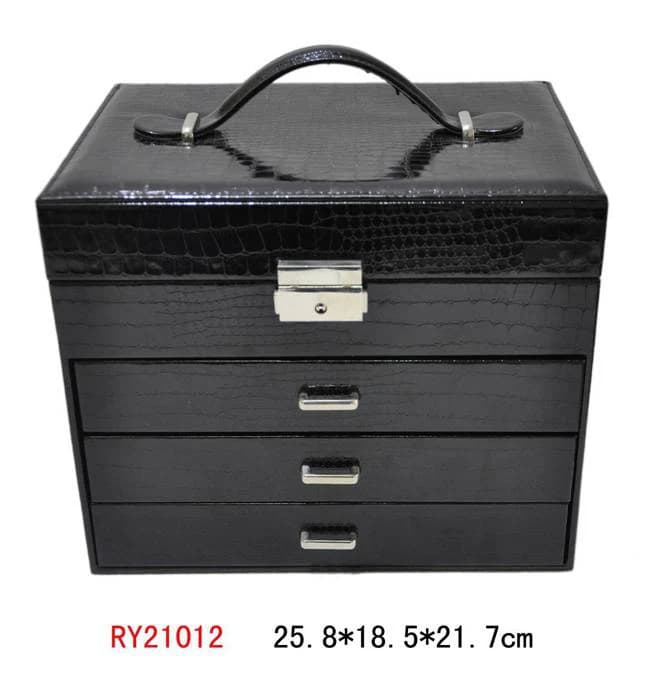 Black Jewelry Box RY21012 — product photograph