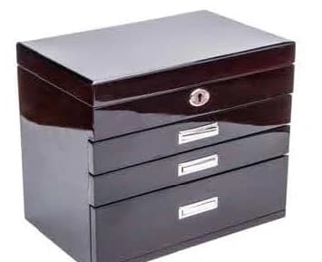 Dark brown Jewelry Box RY21060LF — product photograph
