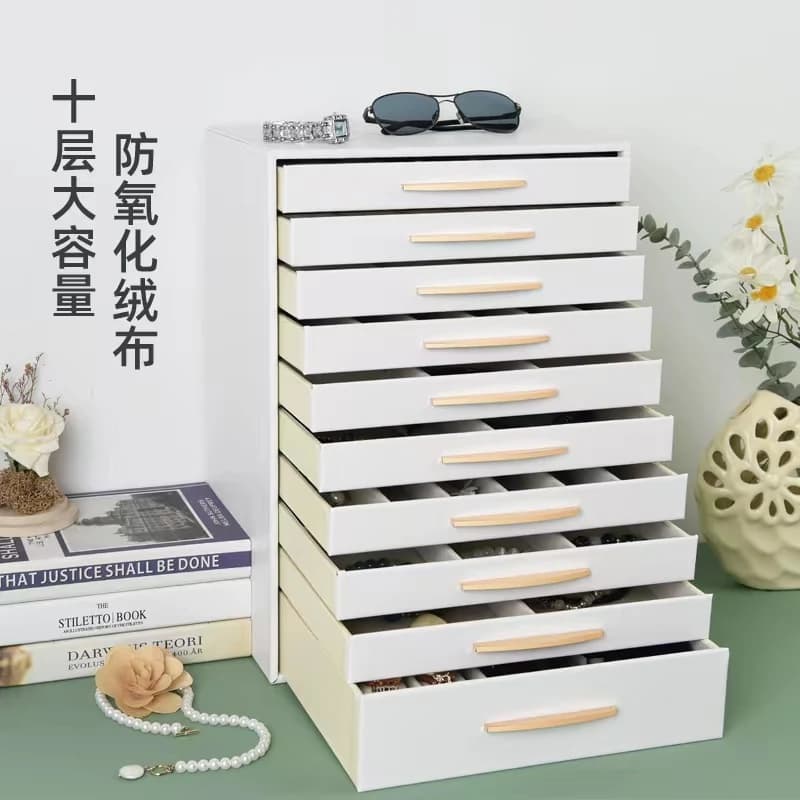 White Jewelry Box RY211201 — product photograph