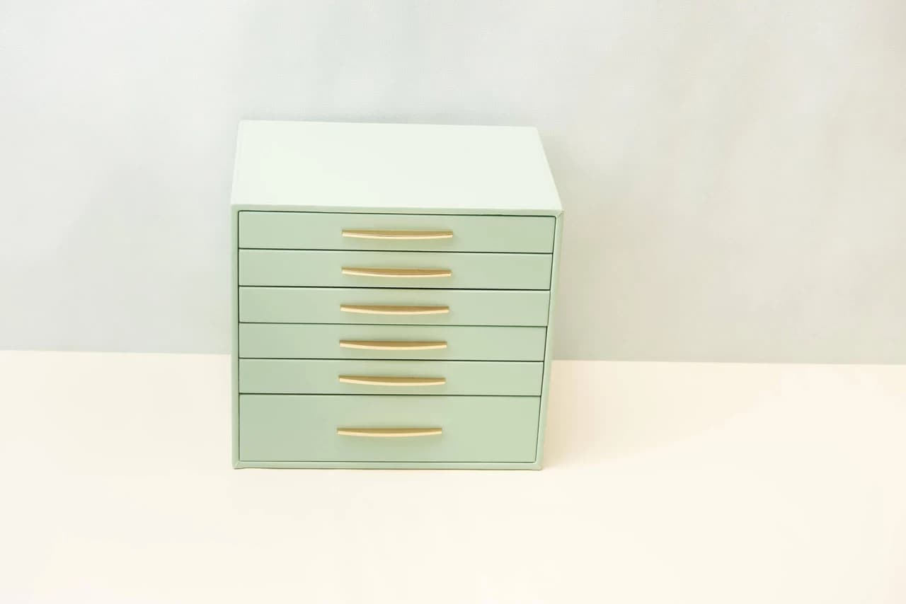 Light blue Jewelry Box RY211202 — product photograph
