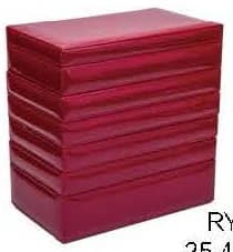 Burgundy Jewelry Box RY216006R — product photograph