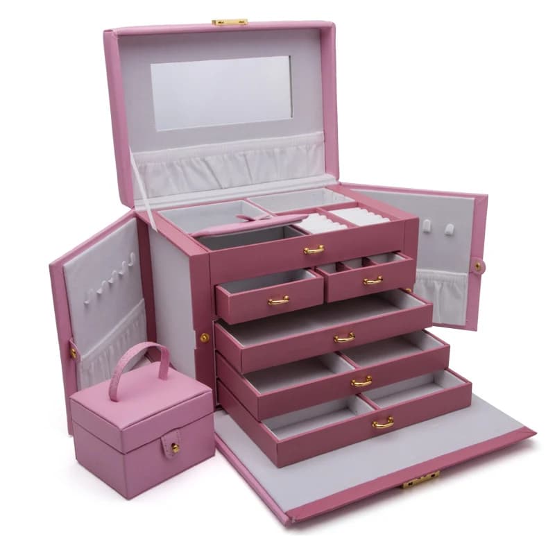 Pink Jewelry Box RY216017 — product photograph