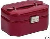 Burgundy Jewelry Box RY216019R — product photograph
