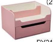 Pink Cosmetic Organizer RY216022P — product photograph
