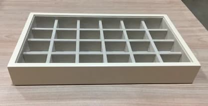 White Jewelry Tray RY217403-2B — product photograph