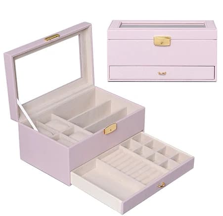Pink Jewelry Box RY2181021PIN — product photograph