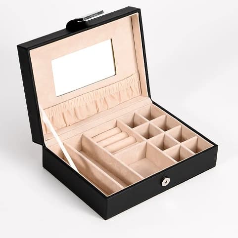 Black Jewelry Box RY2191055BK — product photograph