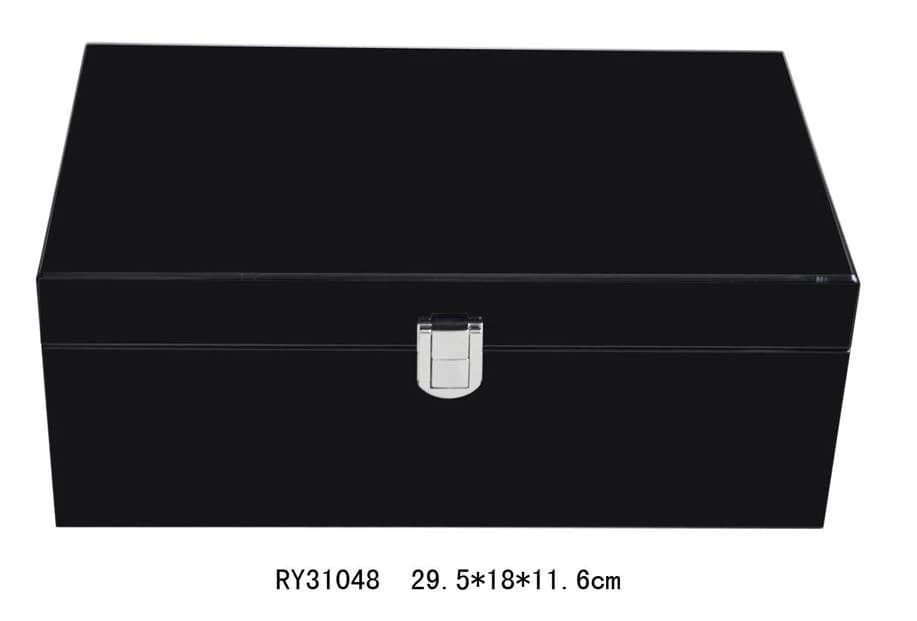 Black Jewelry Box RY31048 — product photograph