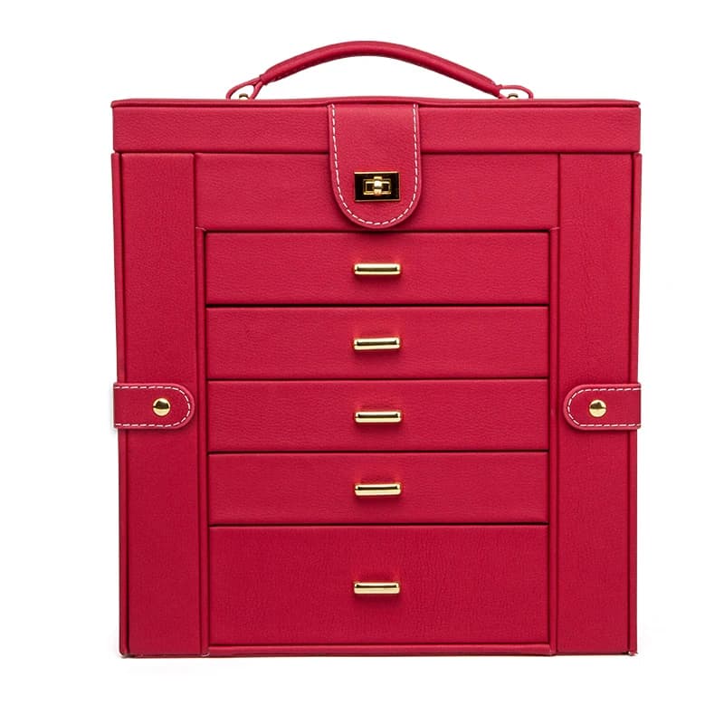 Red Jewelry Box RY31125RED — product photograph