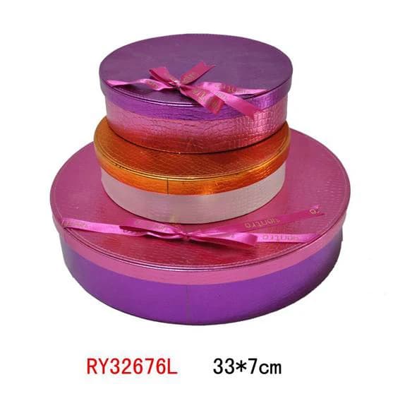 Pink / Burgundy Presentation Box RY32676L — product photograph