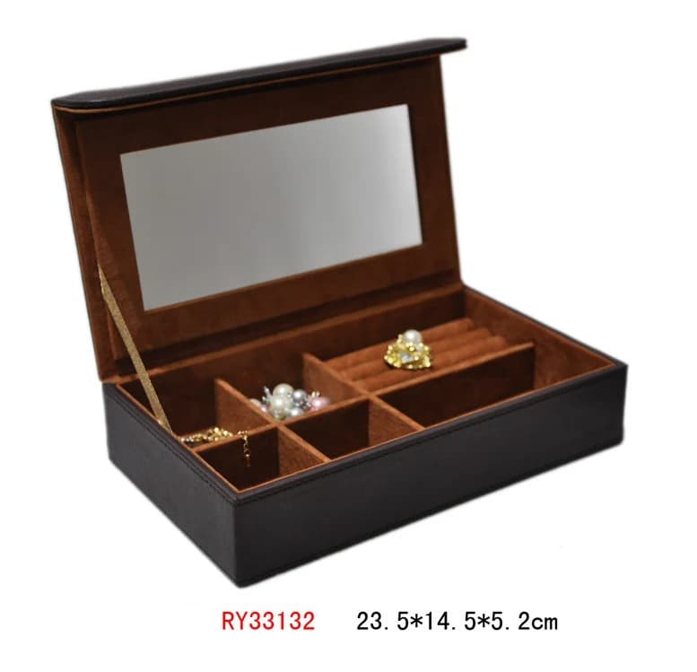 Brown Jewelry Box RY33132 — product photograph