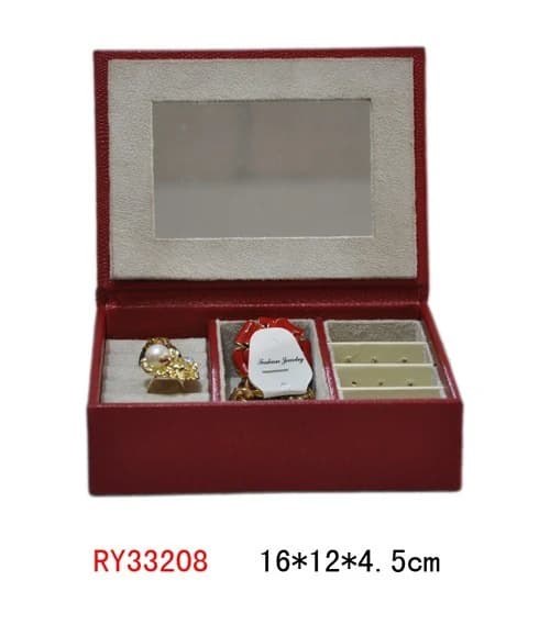 Red Jewelry Box RY33208 — product photograph