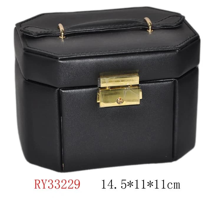 Black Jewelry Box RY33229 — product photograph