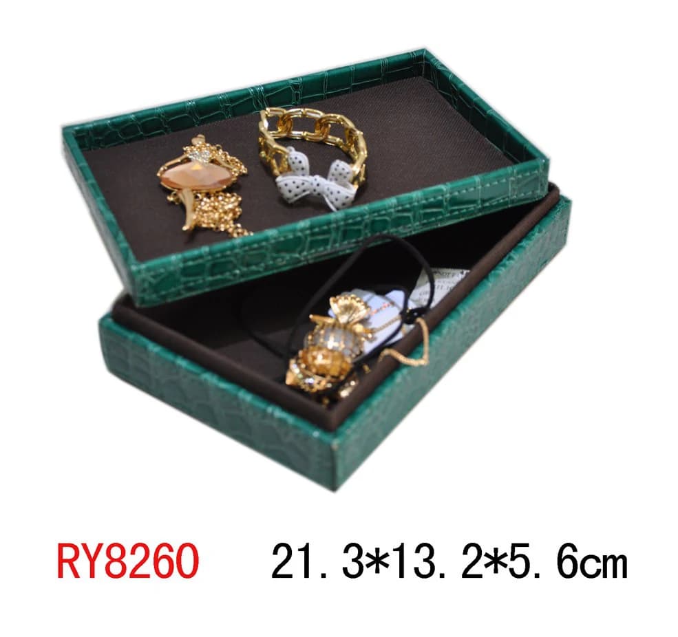 Green Jewelry Box RY8260 — product photograph