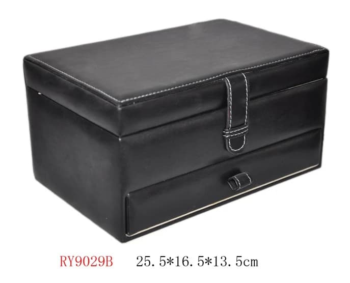 Black Jewelry Box RY9029B — product photograph