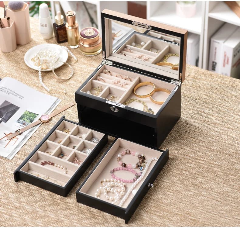 Black Jewelry Box — product photograph