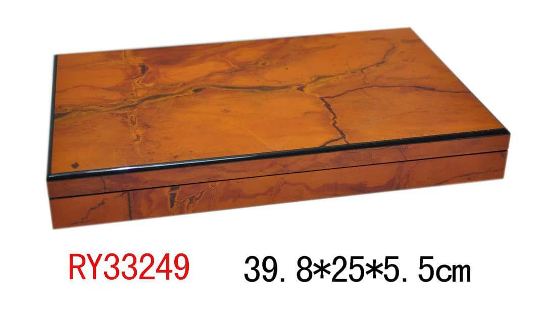 Brown wood look Presentation Box — product photograph