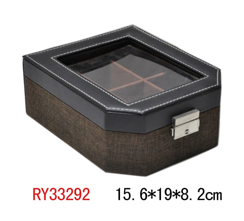 Brown Watch Box RY33292 — product photograph