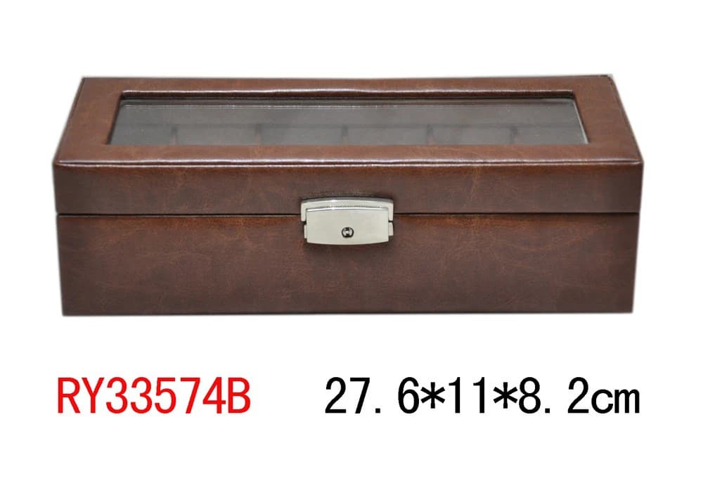 Brown Watch Box RY33574B — product photograph