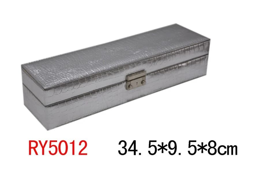 Silver gray Watch Box RY5012 — product photograph