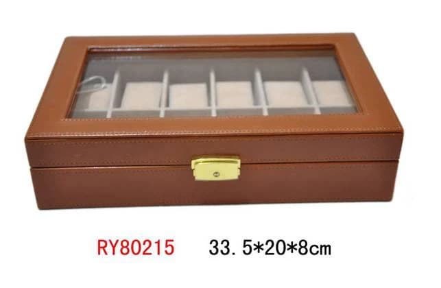 Brown Watch Box RY80215 — product photograph
