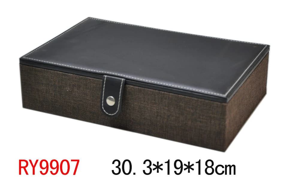 Brown Watch Box RY9907 — product photograph